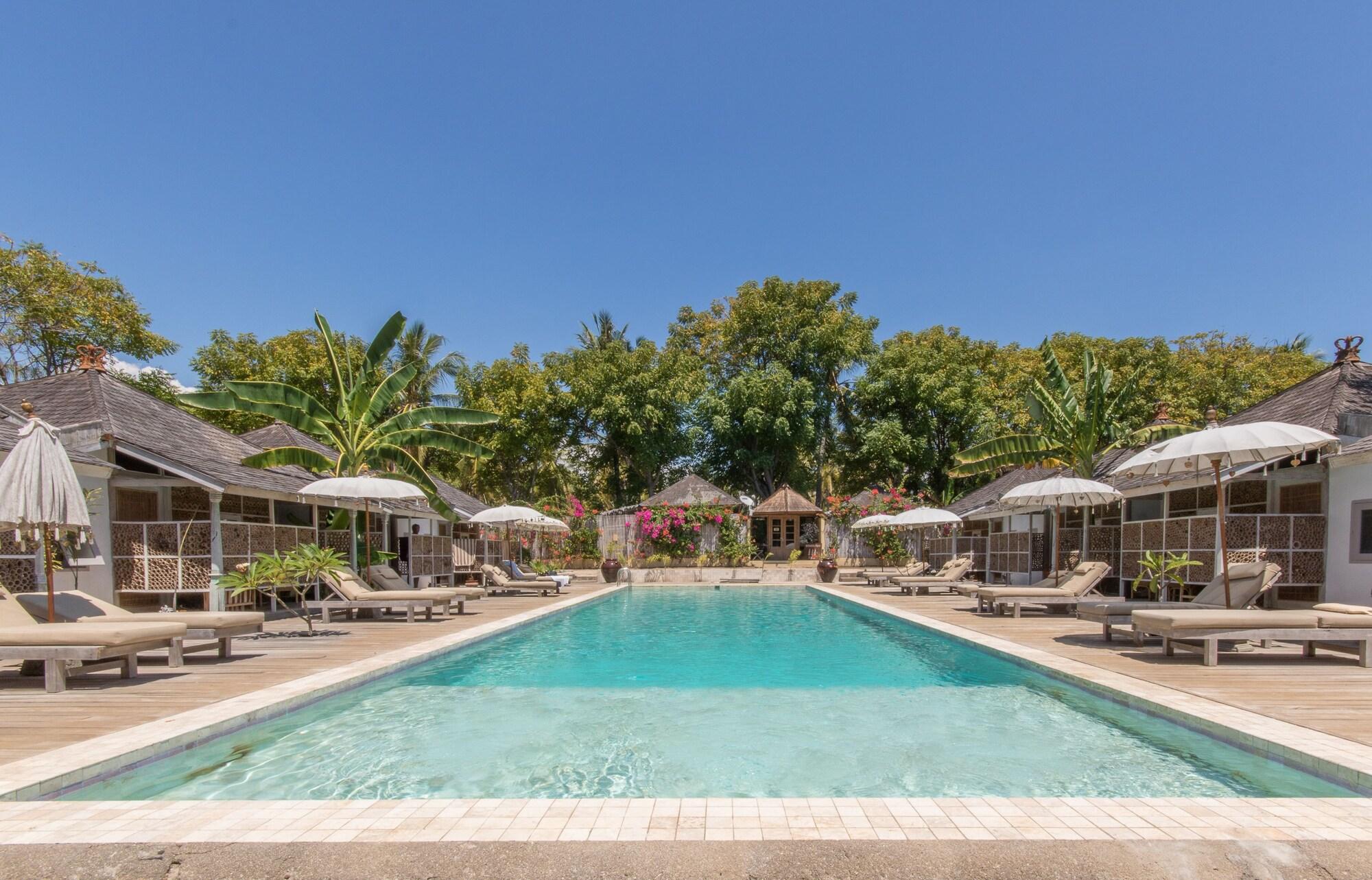 Les Villas Ottalia Yoga & Diving, Gili Meno Eksteriør billede
