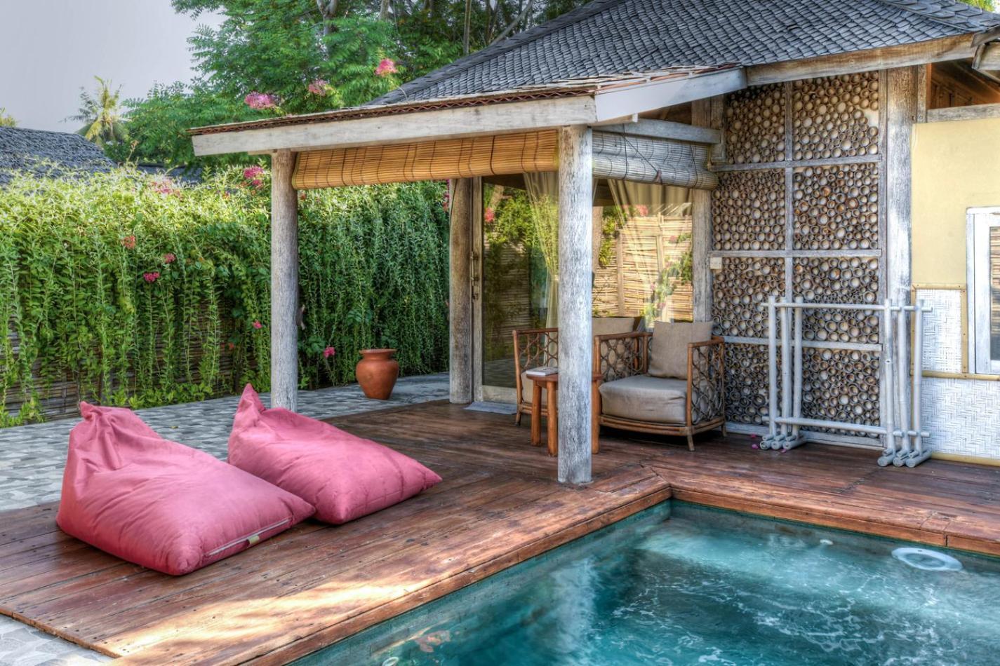 Les Villas Ottalia Yoga & Diving, Gili Meno Eksteriør billede
