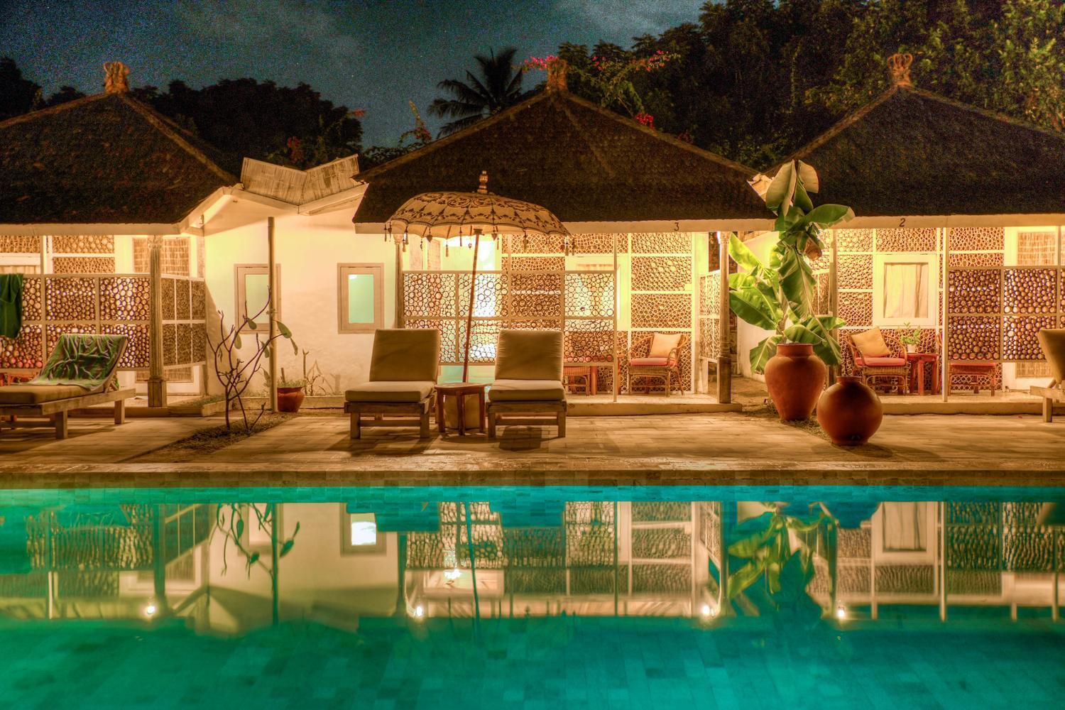 Les Villas Ottalia Yoga & Diving, Gili Meno Eksteriør billede