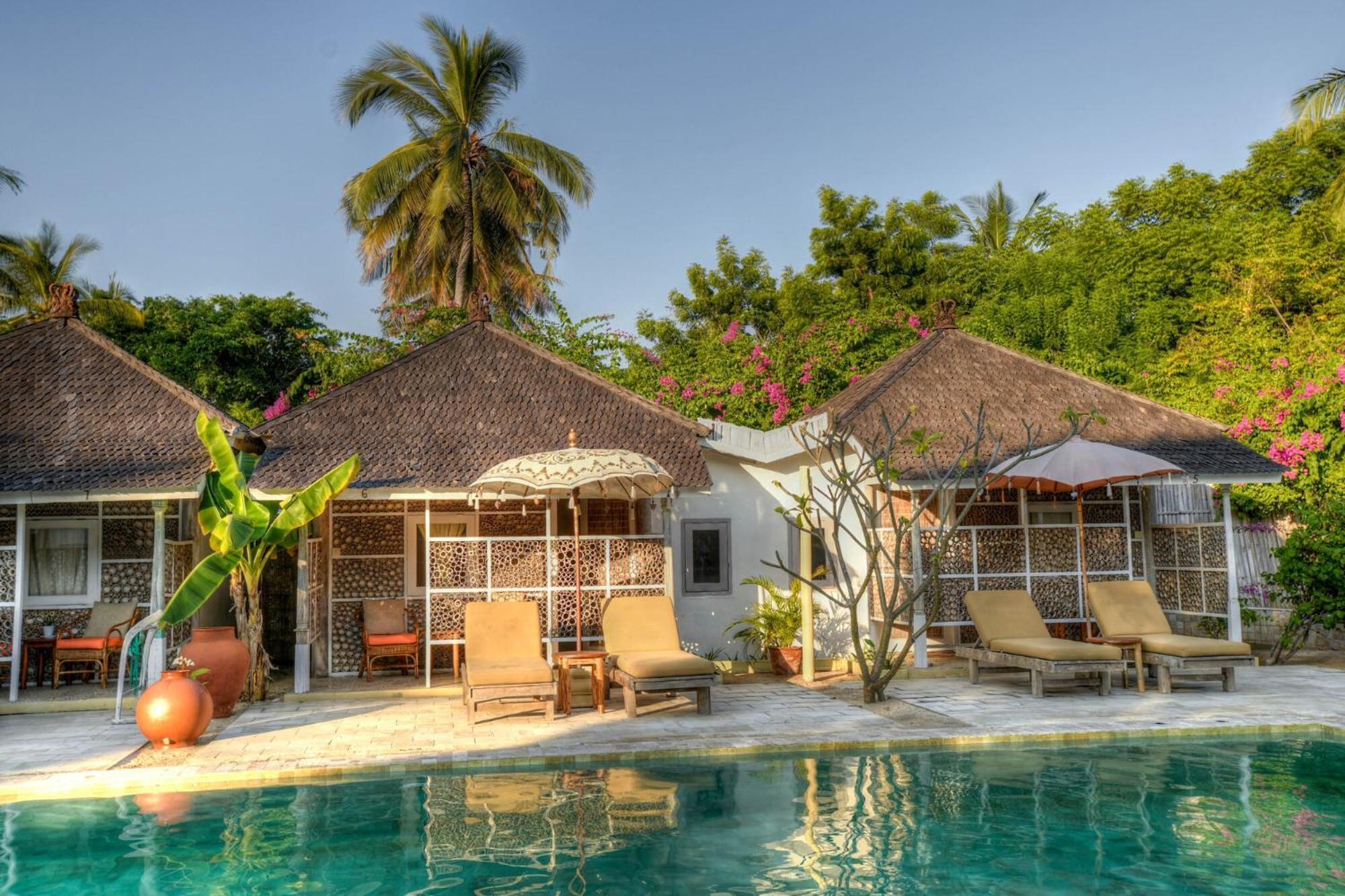 Les Villas Ottalia Yoga & Diving, Gili Meno Eksteriør billede
